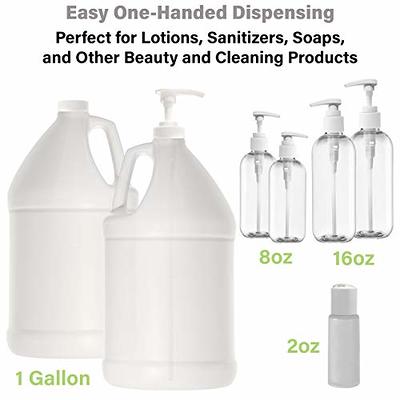 2oz Clear Plastic Travel Size Bottles - Sanitizer Containers - 6