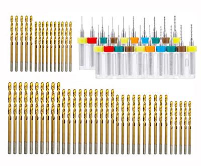 GDFYMI Pin Vise Hand Drill, 48pcs Micro Drill Bit Set, Mini Hand Drill for Jewelry Making, Manual Drill Rotary Tool, Jewelry Drill for Vise6094