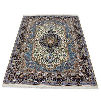 Alexander Home Megan Floral Hand-Hooked 100% Wool Area Rug - On