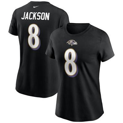 Lamar Jackson Baltimore Ravens Youth Mainliner Name & Number Long