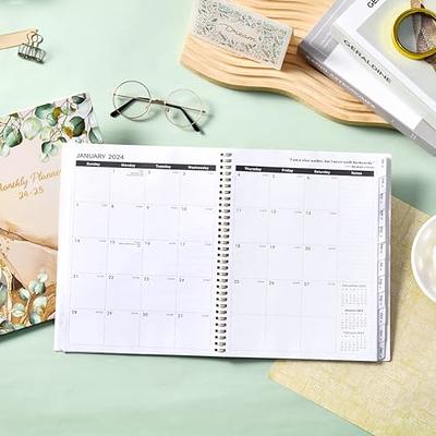 Monthly Planner 2024-2025 - 2 Year Monthly Calendar/Planner 2024-2025, Jan  2024 - Dec 2025, 9 x 11, 24 Monthly Tabs, Two-Side Pocket, Twin-Wire  Binding, Note Pages, Holidays & Julian Dates - Yahoo Shopping