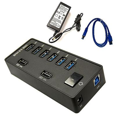 Megadream 5 Port USB Hub for PS5 Accessories, USB High-Speed Expansion Hub  Charger USB Adapter USB Extender for PS5 Console - 4 USB + 1 USB Charging