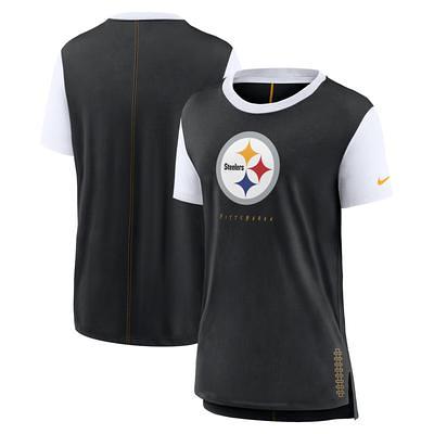 Men's Nike Black Pittsburgh Steelers Legend Wordmark Performance T-Shirt Size: Small