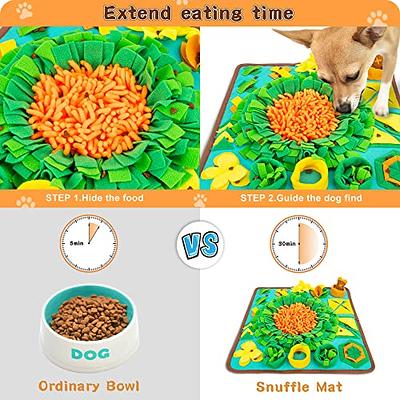 IBEEM Snuffle Mat for Dogs Dog Food mat Interactive Dog Toys Puzzle mat  Gift for Dog Birthday Puppy Dog Anxiety Relief Play mat Game Stress Relief  Dog Puzzle Toys Dog mat 