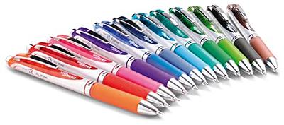 Pentel EnerGel RTX Liquid Gel Pens, 0.7mm Steel Tip - Assorted Colors -  8/Pack 