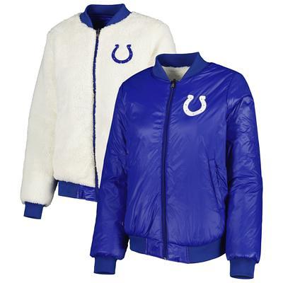 Men's Antigua Oatmeal Indianapolis Colts Course Full-Zip Vest