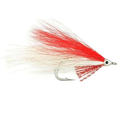 3-Pack Lefty's Deceiver Red & White Fly Fishing Flies - Saltwater