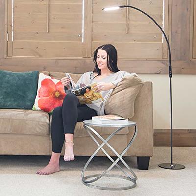 Gooseneck LED Floor Lamp With Remote Control & Flexible Neck