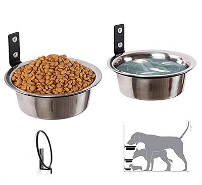 MDEHOPET Elevated Dog Bowls for Large Dogs, 3 Adjustable Heights Raised Pet  Bowl Stand Feeder with