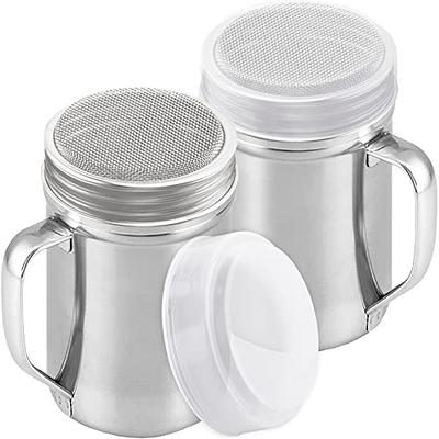 Choice 10 oz. Stainless Steel Shaker / Dredge with Mesh Top