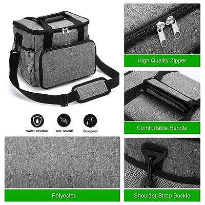 Grey Wearable Cleaning Caddy Bag with 4 Foldable Dividers Cleaning Supply  Tote