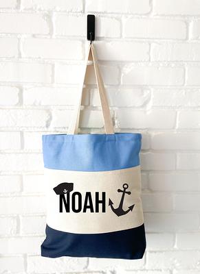 Personalized Children's Canvas Tote Bag