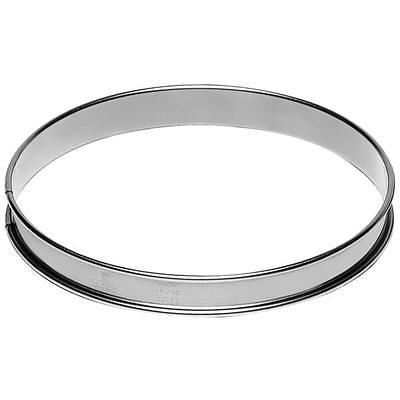 Baker's Mark 7 x 2 Round Straight Sided Glazed Aluminized Steel Cake Pan