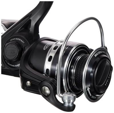 PENN Battle II Spinning Inshore Fishing Reel, Size 6000 (PURIV2500), HT-100  Front Drag, Max of 25lb, 6 Sealed Stainless Steel Ball Bearing System,  Built with Carbon Fiber Drag Washers, Black Silver - Yahoo Shopping