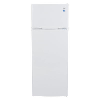 7.3 cu. ft. 2 Door Mini Fridge Freezer Apartment Size Refrigerator Small  Cooler