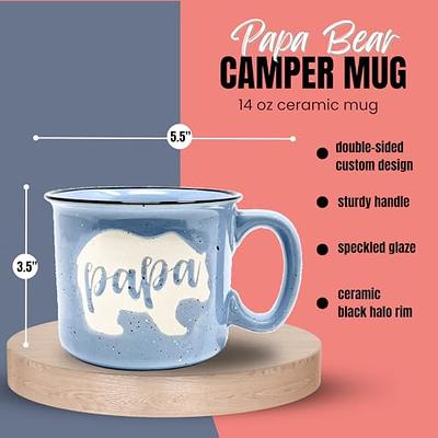 personalized coffee mugs, custom mug set mama bear and papa bear