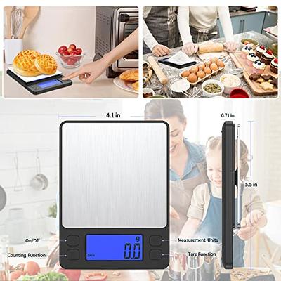 Smart Weigh Culinary Kitchen Scale 10 kilograms x 0.01 Grams, Digital Food  Scale with Dual Weight Platforms for Baking, Cooking, Food, and Ingredients