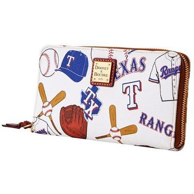 Women's Dooney & Bourke Kansas City Royals Game Day Large Zip-Around Wristlet White