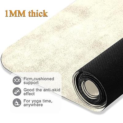 WELLDAY Yoga Mat Beige Cream Solid Color Non Slip Fitness Exercise Mat  Extra Thick Yoga Mats for home workout, Pilates, Yoga and Floor Workouts 71  x 26 Inches - Yahoo Shopping