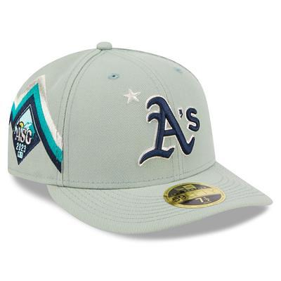 Oakland Athletics New Era Spring Two-Tone 9FIFTY Snapback Hat - Turquoise/ Yellow