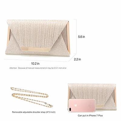 Suhatjia Evening Clutch Purse Rhinestone Clutch Purses for Women,Party  Pearl Purses for Women Evening Weddings, Black Evening Clutch Purses for  Women: Handbags