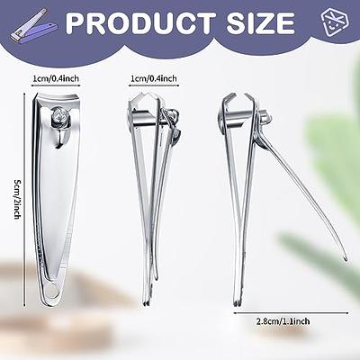 Toenail Clippers Stainless Steel, Wide Jaw Toe Nail Cutter