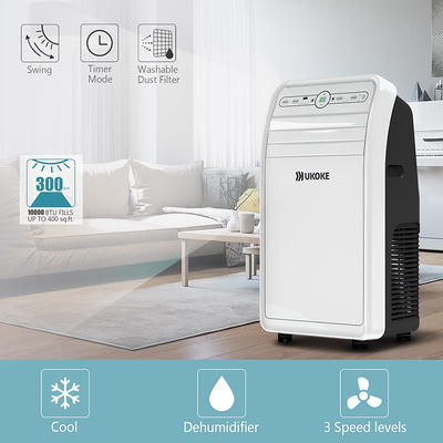 COBY 12000 BTU Portable Air Conditioner for 350 Square Feet with