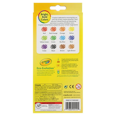 Crayola 100-count Colored Pencils - Unique Colors - Pre-sharpened -  CYO688100 