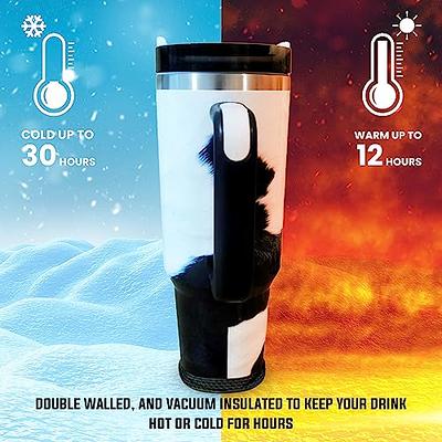 40oz Cow Series Print Stainless Steel Insulated Water Bottle