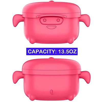 Bacon Bin Grease Holder Pink Pig Shape