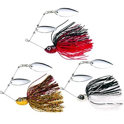 Spinner-Bait Bass Fishing Lure,4pcs Set Fishing Spinnerbait Lure Buzzbaits  Hard Metal Jig Multicolor Swimbait for Bass Trout Salmon Salt and Fresh  Water - Yahoo Shopping