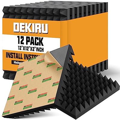 Dekiru Acoustic Sound Proof Panels - 12 Pack - Micro Center