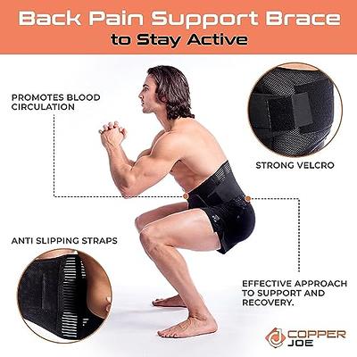 Copper Joe Back Brace for Lower Back Pain Relief, Back Support