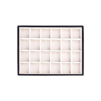 SHIMOYAMA Jewelry Trays for Drawers, 3 Pack, Velvet Jewel Organizer  Inserts, Stackable Display Case Storage for Ring Earring Necklace Bracelet  with Removable Dividers, Gray - Yahoo Shopping
