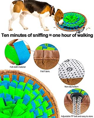 Qishare Snuffle Mat for Dogs, Silicone Snuffle Mat Slow Feeder Dog Bowls  for Smell Training and Slow Eating, Sniff Mat Encourages Natural Foraging