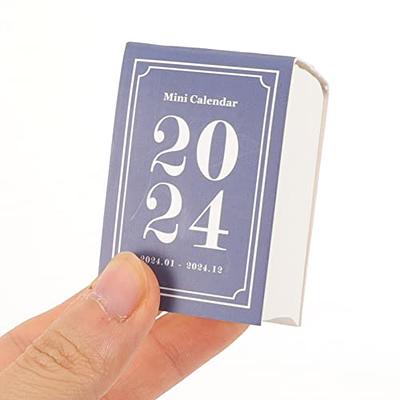  Operitacx Miniature Desk Calendar 2024 Tear Off Daily