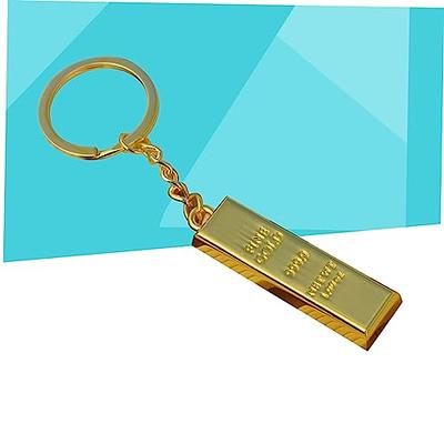 Gold Bar Keychain