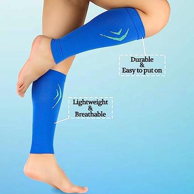 KEKING® Calf Compression Sleeves for Men Women, Leg Compression Sleeves, Footless  Compression Socks for Running, Shin Splint Support for Sports, Varicose Vein  Treatment Legs Pain Relief, Blue S/M - Yahoo Shopping