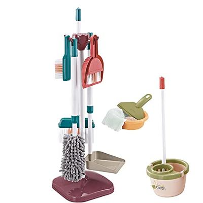 Play22 Kids Cleaning Set 4 Piece Toy Cleaning Set Includes Broom, Mop, Brush, Dust Pan, Toy Kitchen Toddler Cleaning Set Is A