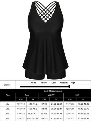 Rivelino Plus Size Two Piece Tankini Swimsuits for Women Flowy Bathing Suits  with Boyshorts - Yahoo Shopping