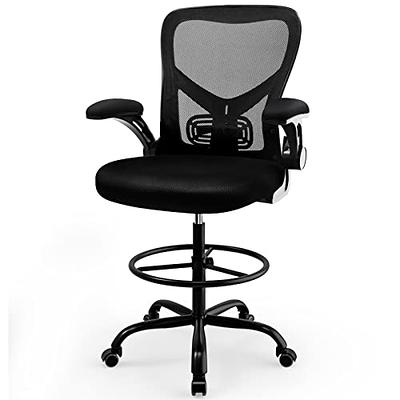 Mid Back Mesh Ergonomic Computer Desk Office Chair, Black