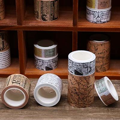 KUNMINGER 40 Rolls Washi Tape Set - 15 mm Wide Colored Masking for