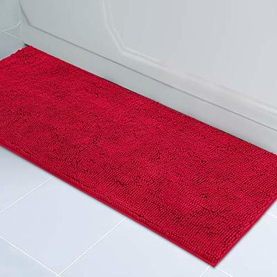 2pc Microdry Quick Drying Framed Memory Foam Bath Mat/runner With