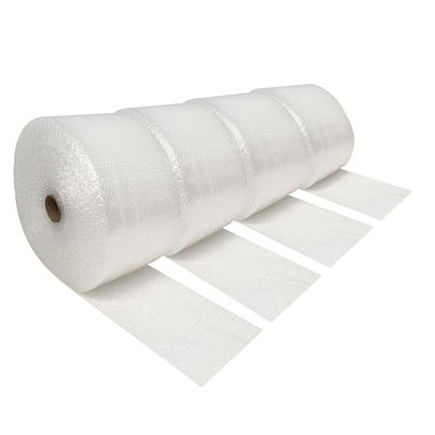 Basics Perforated Bubble Cushioning Wrap, Large, Clear, 5/16,  12-Inch x 100-Foot Long Roll