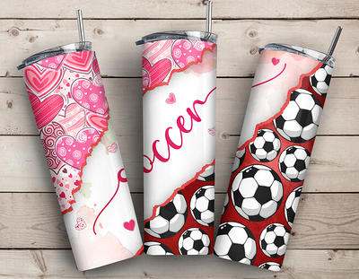 Valentine tumbler sublimation design Heart tumbler wrap Png By