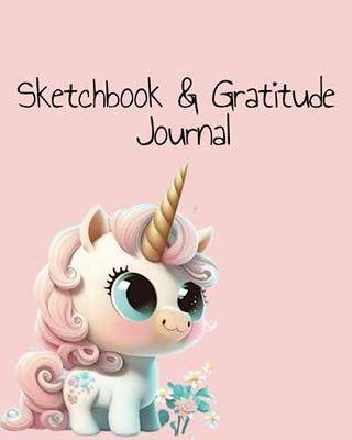 Sketchbook for Kids: Adorable Unicorn Large Sketch Book for