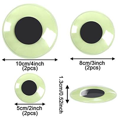 150 Pcs Arc Shape Plastic Safety Eyes Eyebrows 3 Sizes Craft Safety Eyes  Eyebrows Black Safty Eyes for Puppet Plush Animal and Teddy Bear 9x17mm  11x24mm 16x30mm 