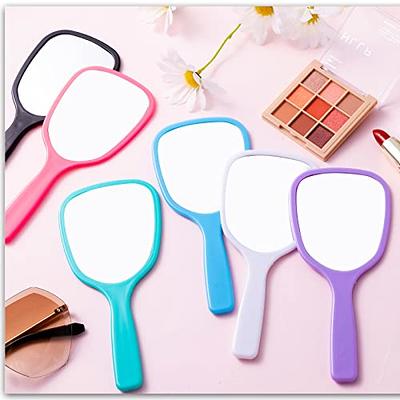 KABAKE Handheld Mirror, Hand Held Mirror with Handle, Small Travel