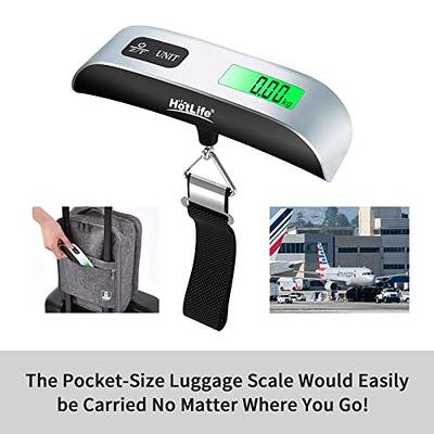 travel inspira Luggage Scale, Portable Digital Handging Baggage Scale for  Travel, Suitcase Weight Scale 110 Pounds, Battery Included - Yahoo Shopping