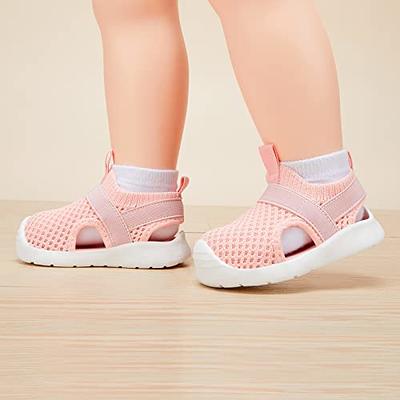Amazon.com: Lykmera Infant Boys Girls Open Toe Solid Shoes First Walkers  Shoes Summer Toddler Flat Sandals Kids Sandals Girls Size 3 (Black, 6 Infant)  : Clothing, Shoes & Jewelry